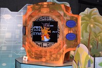 「デジモンアドベンチャー THE REAL WORLD」展示の様子。