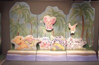 「デジモンアドベンチャー THE REAL WORLD」展示の様子。