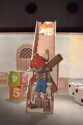 「デジモンアドベンチャー THE REAL WORLD」展示の様子。
