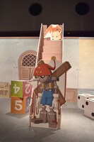 「デジモンアドベンチャー THE REAL WORLD」展示の様子。