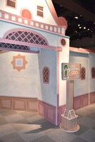 「デジモンアドベンチャー THE REAL WORLD」展示の様子。