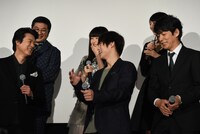 「ラストコップ THE MOVIE」初日舞台挨拶の様子。