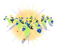 「夜は短し歩けよ乙女」スタンプ