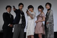 「ヴァンパイア ナイト」初日舞台挨拶の様子。