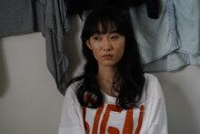 「あゝ、荒野」より木下あかり演じる芳子。