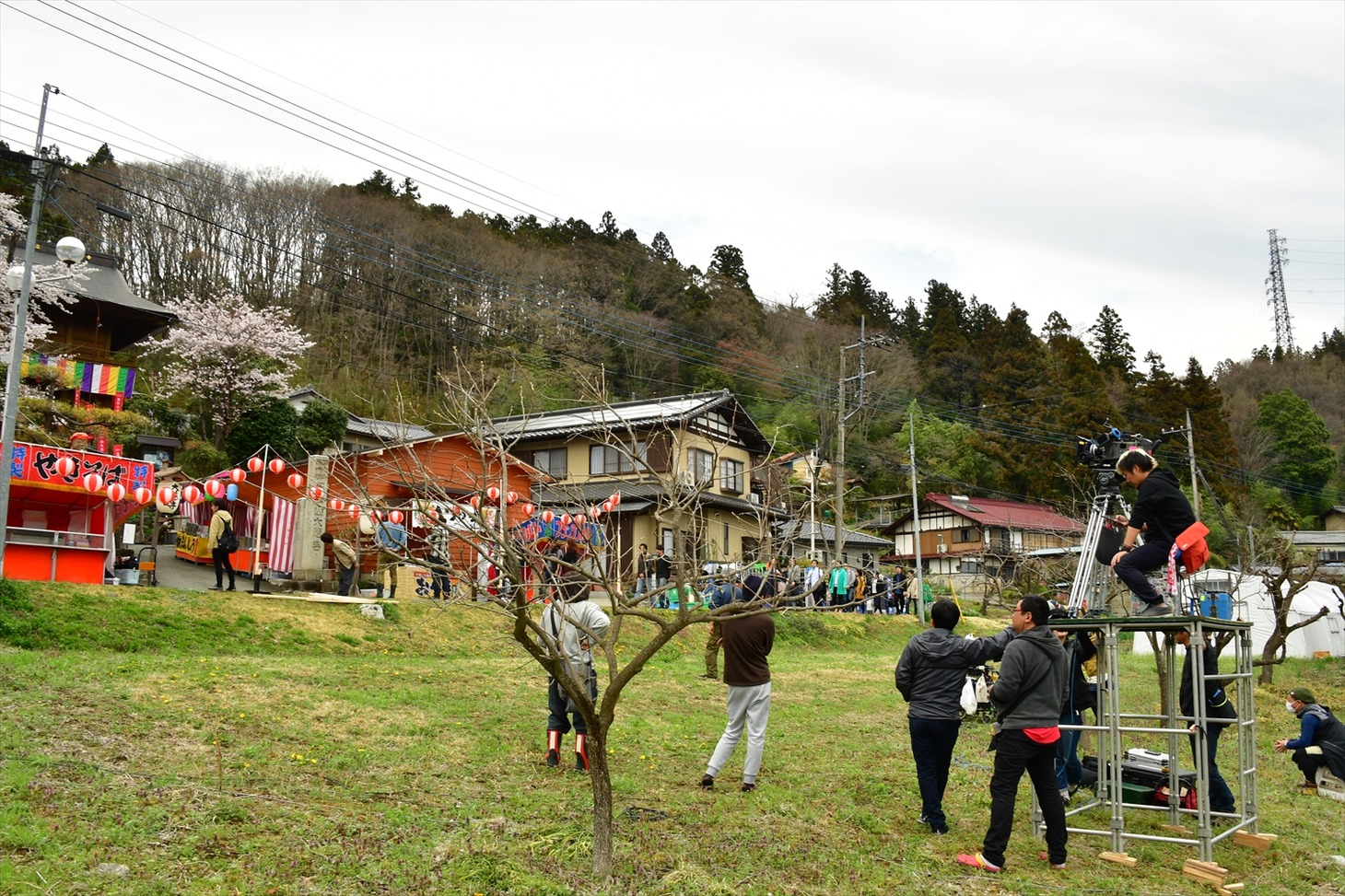 「心が叫びたがってるんだ。」の撮影風景。