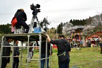 「心が叫びたがってるんだ。」の撮影風景。