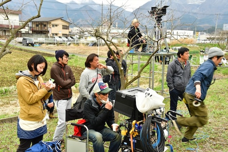 「心が叫びたがってるんだ。」の撮影風景。