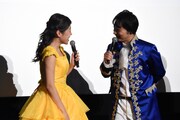 左から横澤夏子、斉藤慎二(ジャングルポケット)。
