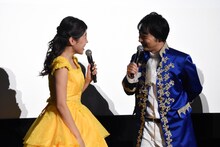 左から横澤夏子、斉藤慎二（ジャングルポケット）。