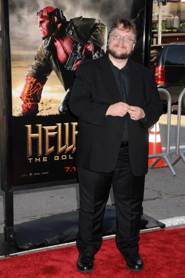 2008年に「ヘルボーイ／ゴールデン・アーミー」のLAプレミアに出席したギレルモ・デル・トロ。（写真提供：Byron Purvis / AdMedia / Newscom / ゼータ イメージ）