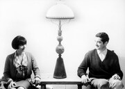 アニエス・ヴァルダ（左）とジャック・ドゥミ（右）。still from L'UNIVERS DE JACQUES DEMY