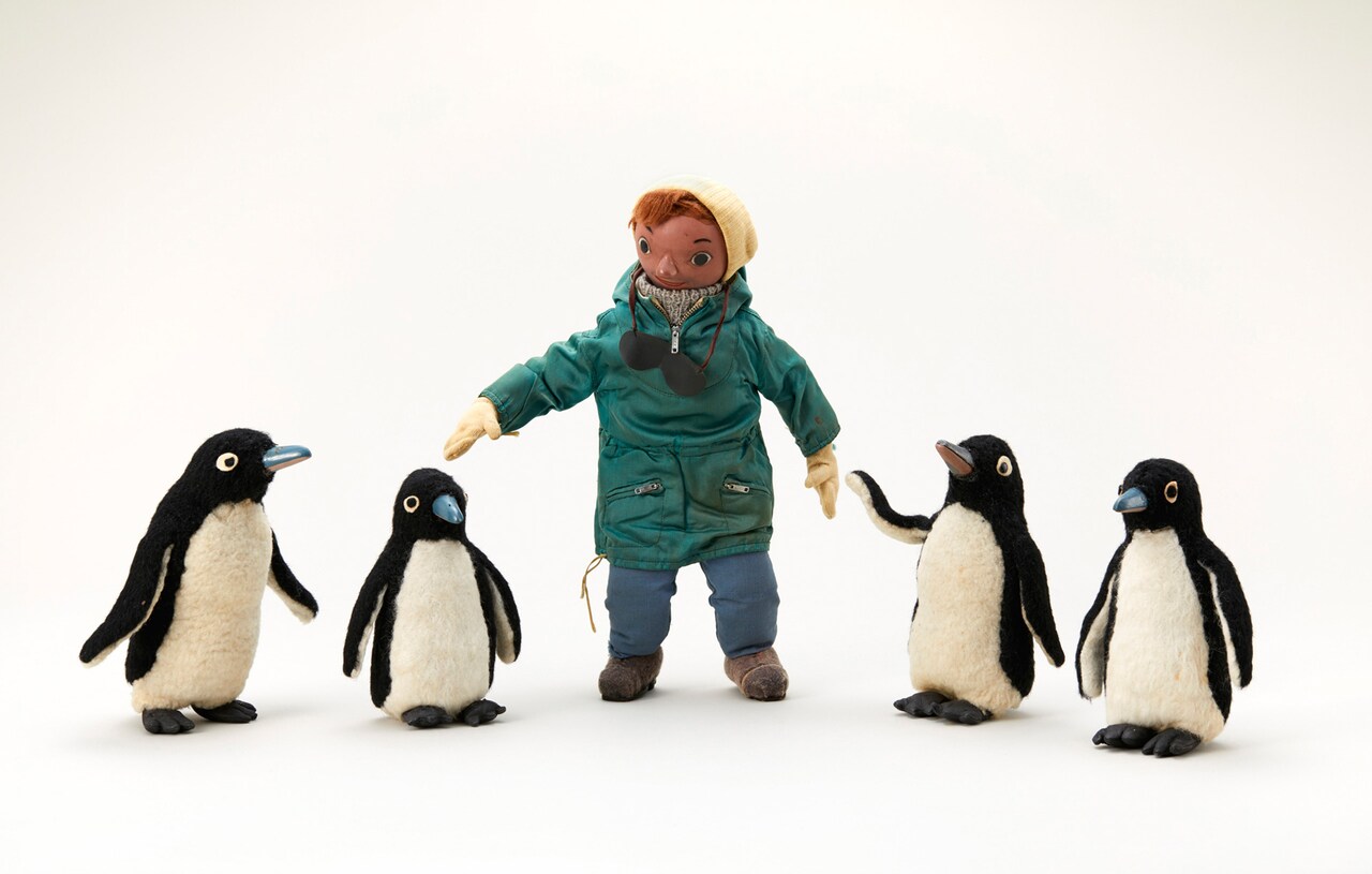 ペンギンぼうや ルルとキキ（1958年）」より。 - 人形アニメーション