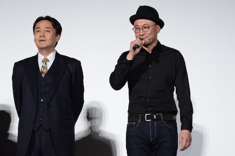 左から小木茂光、内田英治監督。