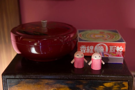 「銀魂」“万事屋銀ちゃん”のセット内。