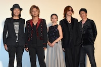 映画「TOKYOデシベル」先行上映会の様子。