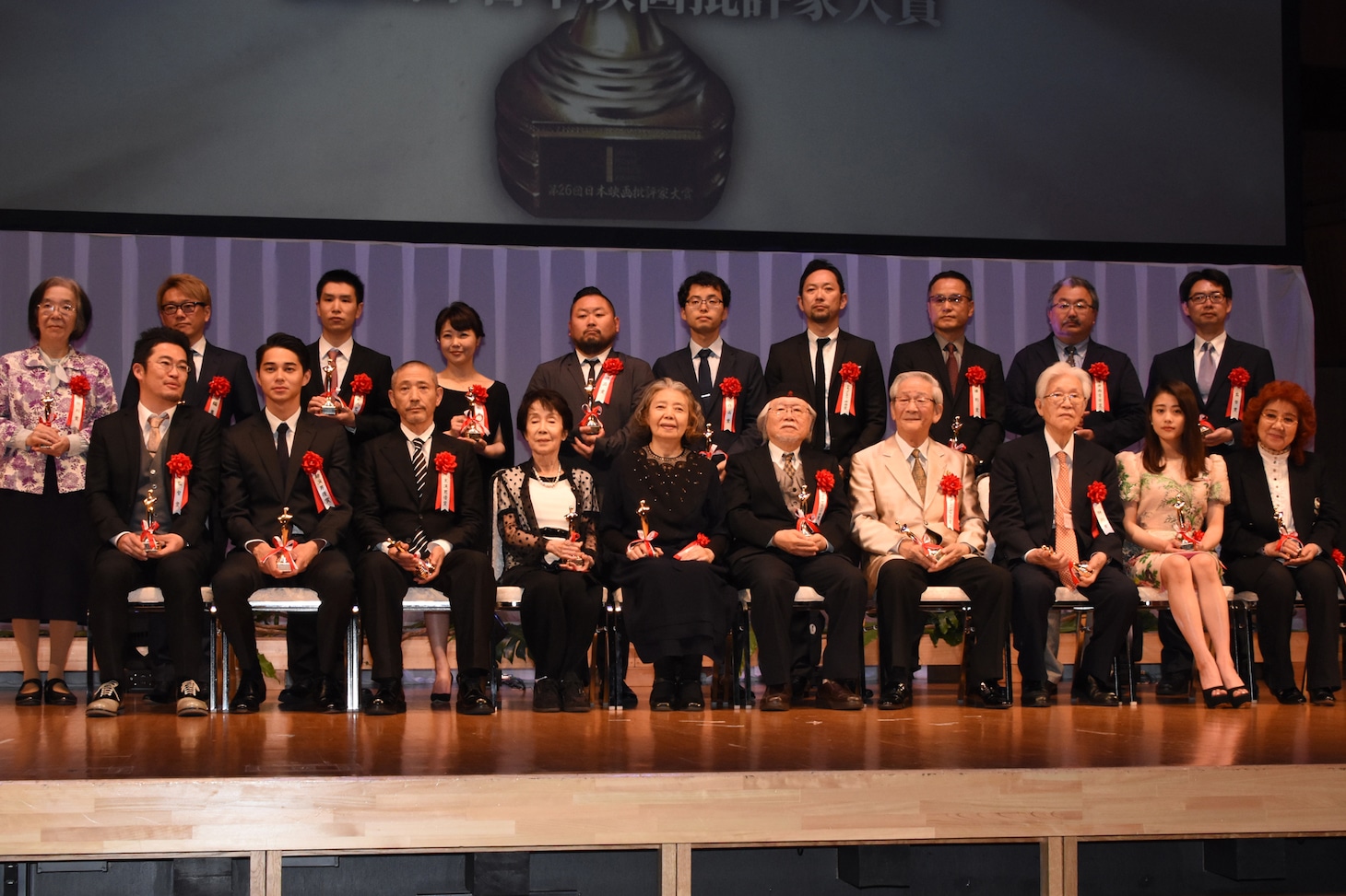 第26回日本映画批評家大賞授賞式の様子。