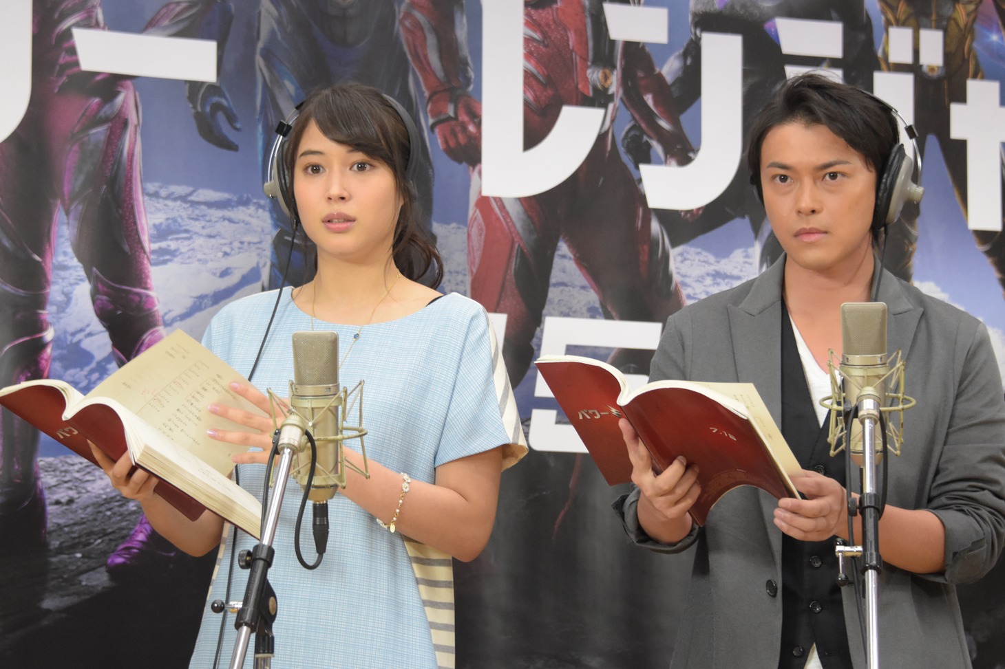 「パワーレンジャー」公開アフレコイベントの様子。
