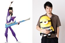 左から松山ケンイチが声を当てるバルタザール・ブラット、松山ケンイチ。