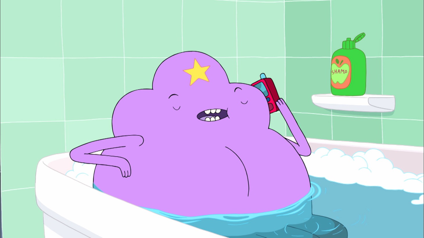 「アドベンチャー・タイム シーズン6」より「優しくしてね」。