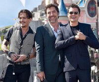 「パイレーツ・オブ・カリビアン／最後の海賊」ヨーロッパプレミアの様子。