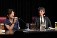 左から小林靖子、白倉伸一郎。