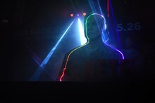 ブラッド・ピット登場前のステージ。