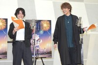 「打ち上げ花火、下から見るか？横から見るか？」公開アフレコの様子。