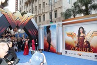 「ワンダーウーマン」ワールドプレミアの様子。