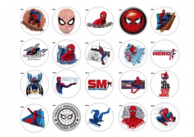 「スパイダーカフェ」店内テーブルのイラスト一覧。