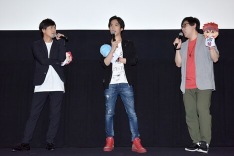 「劇場版 黒子のバスケ LAST GAME」ロングラン御礼舞台挨拶付き応援上映の様子。