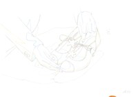 「言の葉の庭」土屋堅一による原画。(c)Makoto Shinkai / CoMix Wave Films