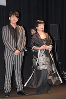 左からK、コシノジュンコ。