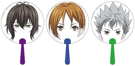 「KING OF PRISM -PRIDE the HERO-」来場者特典。Over The Rainbowの“なりきりうちわ”。