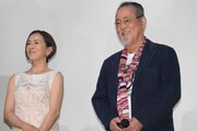 左から原田美枝子、仲代達矢。