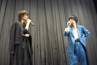 「武曲 MUKOKU」初日舞台挨拶の様子。