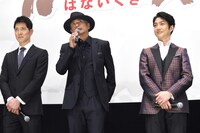 「花戦さ」初日舞台挨拶の様子。