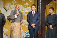 「武動天地（原題）」製作発表の様子。