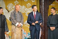 「武動天地（原題）」製作発表の様子。