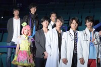 「劇場版 仮面ライダーエグゼイド トゥルー・エンディング」製作発表記者会見の様子。