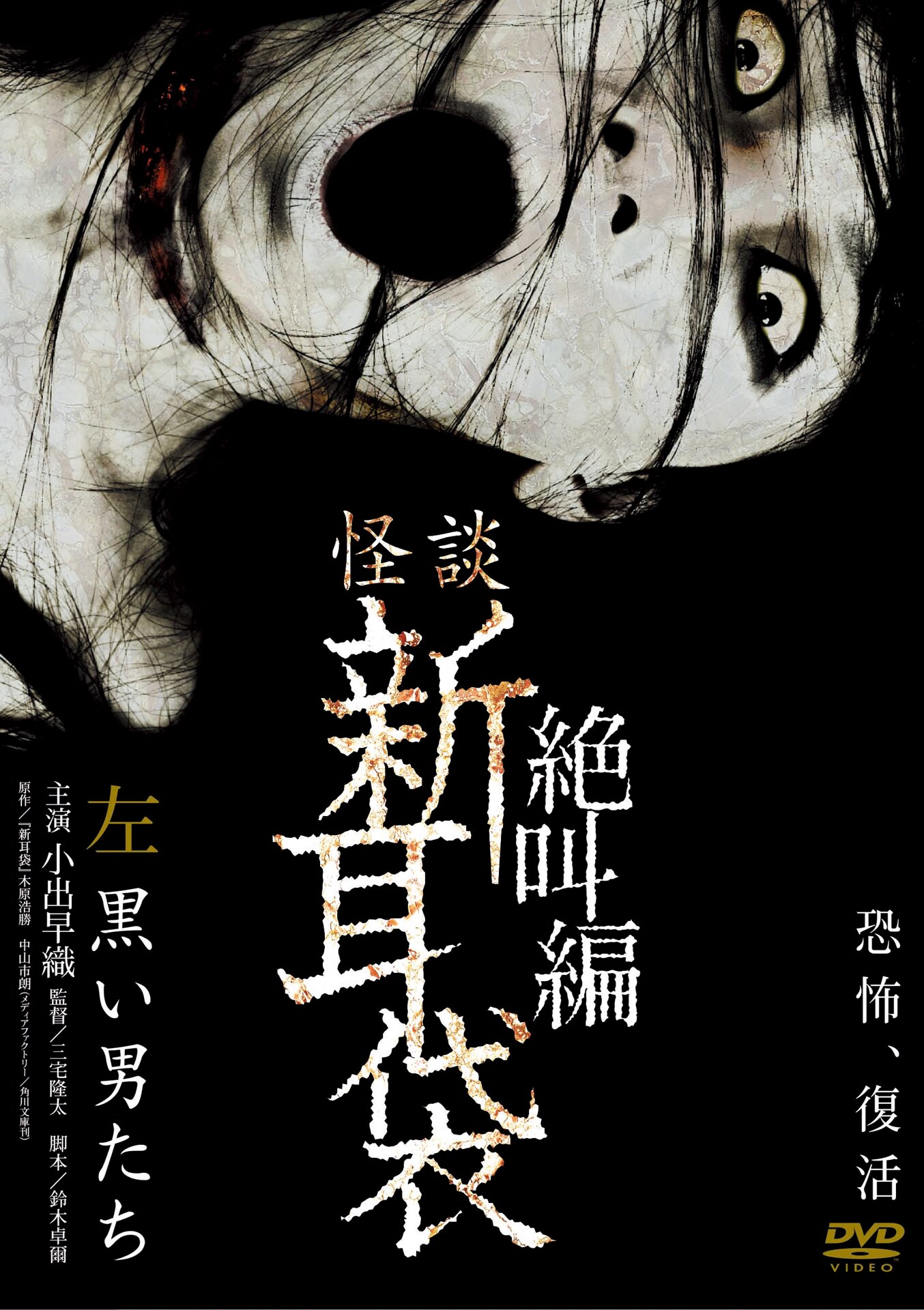 怪談新耳袋 絶叫編 左 黒い男たち」DVDジャケット [画像ギャラリー 25