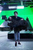 「怪物はささやく」メイキングカット