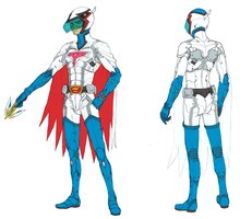 関智一演じるガッチャマン（G-1号）。