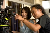 「ナラタージュ」メイキングカットより、有村架純（左）。