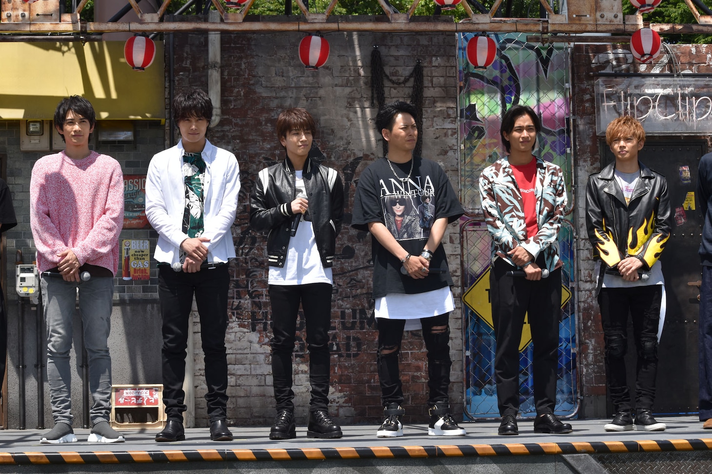 「HiGH&LOW THE LAND」「HiGH&LOW THE MUSEUM」発表会の登壇者たち。
