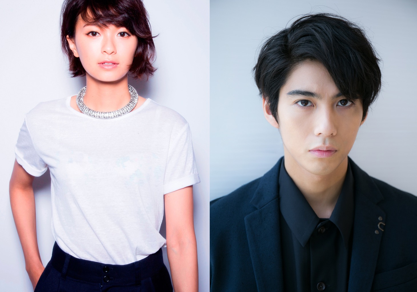 左から榮倉奈々、賀来賢人。