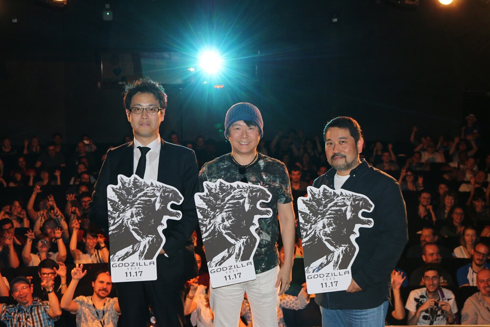 ゴジラがアヌシー国際アニメーション映画祭に上陸、静野孔文が虚淵玄を称賛