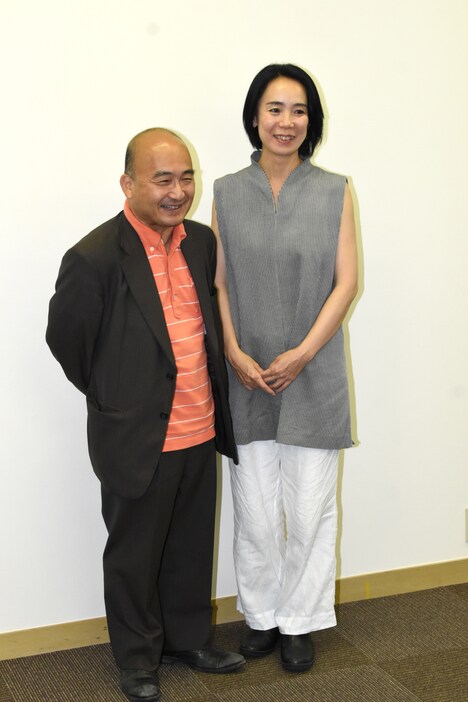 左から広上淳一、河瀬直美。