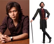 熊川哲也（左）とメラントゥ（右）。