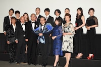 「TAP -THE LAST SHOW-」初日舞台挨拶の様子。